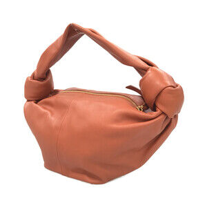 Bottega Veneta Pink Knot Bag Shoulder Leather Double